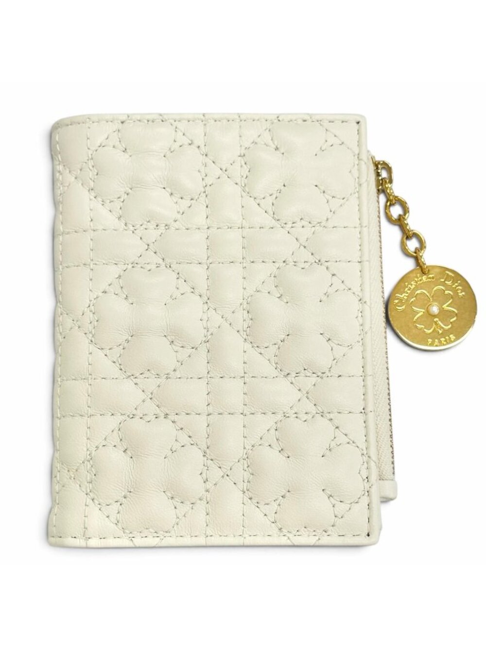 Dior Lady Dahlia Wallet Cannage All Star Bifold